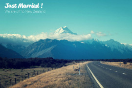 An image of Mt Cook, perfect honeymoon spot